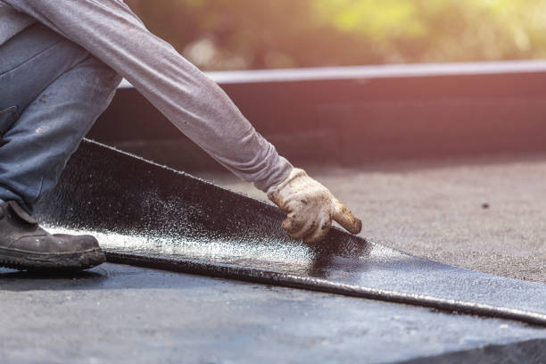 Professional Emergency Waterproofing technician working in Willard, OH